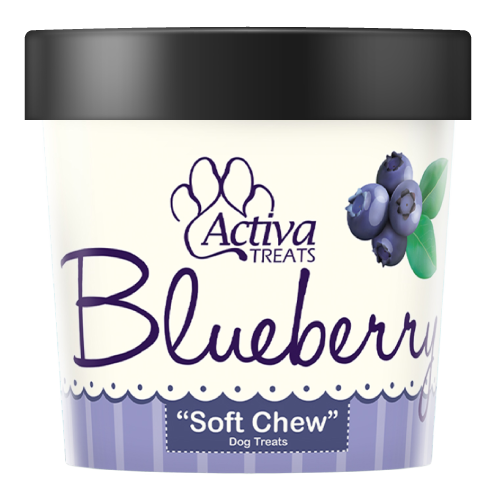 Activa Soft Chew Blueberry Dog Treats