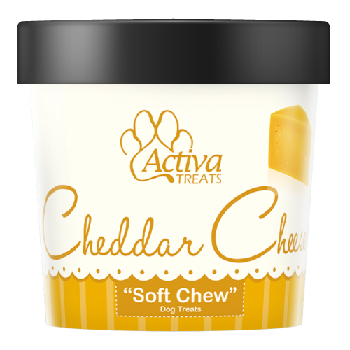Activa Soft Chew Cheddar Cheese Dog Treats