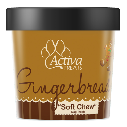 Activa Soft Chew Gingerbread Dog Treats